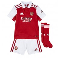 Dres Arsenal Granit Xhaka #34 Domaci za djecu 2022-23 Kratak Rukav (+ kratke hlače)